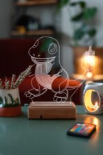 Çocuklara Özel Pokemon Charmander 16 Renk Dekoratif Lamba - Görsel 6
