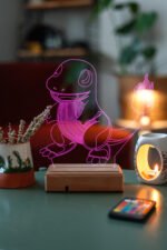 Çocuklara Özel Pokemon Charmander 16 Renk Dekoratif Lamba - Görsel 7