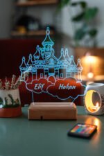 Kişiye Özel 3D Dekoratif Led İsimli Kale Lamba - Görsel 4