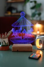 Özel Tasarım Çocuklara Hediye 3D Led Lamba Atlı Karınca - Görsel 6