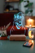Çocuklara Özel Tasarım ALF 3D Dekoratif Led Lamba - Görsel 2