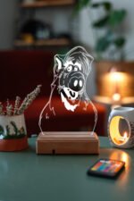 Çocuklara Özel Tasarım ALF 3D Dekoratif Led Lamba - Görsel 6