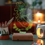 Çocuklara Hediye 3D Fare ve Dünya Dekoratif Led Lamba