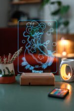 Çocuklara Hediye 3D Fare ve Dünya Dekoratif Led Lamba - Görsel 2