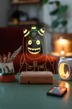 Çocuklar için Hediye Oddbods 16 Renk Gece Lambası