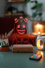 Çocuklar için Hediye Oddbods 16 Renk Gece Lambası - Görsel 2