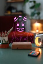 Çocuklar için Hediye Oddbods 16 Renk Gece Lambası - Görsel 3