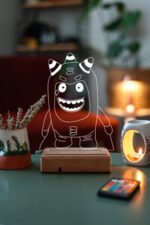 Çocuklar için Hediye Oddbods 16 Renk Gece Lambası - Görsel 7
