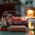 Kişiye Özel Plakalı Araba 3D Led Lamba
