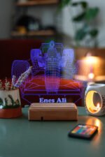 Kişiye Özel Formula F1 Masaüstü 3D Led Lamba - Görsel 2