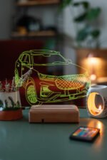 Cherry Tiggo Hediye Plakalı İsimli 16 Renk Gece Lambası - Görsel 3