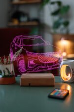 Cherry Tiggo Hediye Plakalı İsimli 16 Renk Gece Lambası - Görsel 7