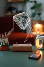 Özel Tasarım Masaüstü 3D Dekoratif Led Lamba