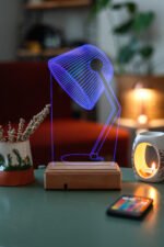 Özel Tasarım Masaüstü 3D Dekoratif Led Lamba - Görsel 2