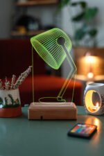 Özel Tasarım Masaüstü 3D Dekoratif Led Lamba - Görsel 3