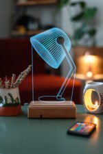 Özel Tasarım Masaüstü 3D Dekoratif Led Lamba - Görsel 4