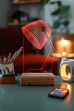 Özel Tasarım Masaüstü 3D Dekoratif Led Lamba - Görsel 6