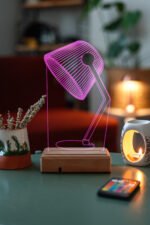 Özel Tasarım Masaüstü 3D Dekoratif Led Lamba - Görsel 7