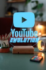 Kişiye Özel Youtube Masaüstü 3D Dekoratif Led Lamba - Görsel 3