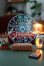 3D Astroloji Burçlar 16 Renk Gece Lambası - Görsel 4