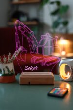 Çocuklara Özel 3D Kepçe Masaüstü Dekoratif Led Lamba - Görsel 2