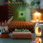 Özel Tasarım Sonsuzluk 3D 16 Renk Dekoratif Led Lamba