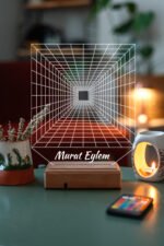 Özel Tasarım Sonsuzluk 3D 16 Renk Dekoratif Led Lamba - Görsel 3
