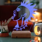 Punk Girl 16 Renk Dekoratif Lamba