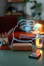 Sad Frog 16 Renk Gece Lambası - Görsel 2