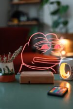 Sad Frog 16 Renk Gece Lambası - Görsel 4