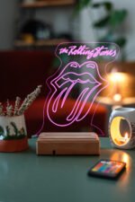 The Rolling Stones 16 Renkli Kumandalı Gece Lambası - Görsel 2