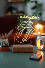 The Rolling Stones 16 Renkli Kumandalı Gece Lambası - Görsel 3