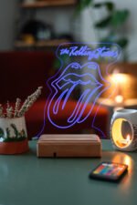 The Rolling Stones 16 Renkli Kumandalı Gece Lambası - Görsel 6