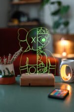 Kaws 16 Renk Kumandalı Gece Lambası - Görsel 5