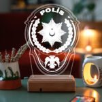 Kişiye Özel Polislere Hediyelik 16 Renk Kumandalı Gece Lambası