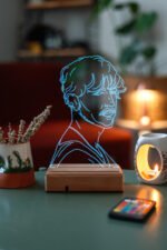 Oscar and the Wolf Hediyelik 16 Renkli Kumandalı Gece Lambası - Görsel 2