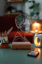 Oscar and the Wolf Hediyelik 16 Renkli Kumandalı Gece Lambası - Görsel 7