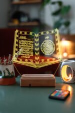 Dini Hediye Kuranı Kerim 16 Renkli Kumandalı Gece Lambası - Görsel 3