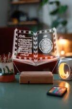 Dini Hediye Kuranı Kerim 16 Renkli Kumandalı Gece Lambası - Görsel 6