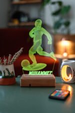 Futbol ve Futbolcu Sevenlere Hediye 3D Gece Lambası