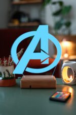 Avengers 16 Renk Dekoratif Lamba