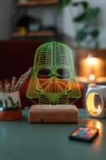 Darth Vader 3d 16 Renk Gece Lambası - Görsel 5