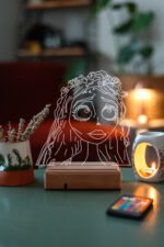 Ölü Gelin Corpse Bride Emilly Watson 16 Renk Gece Lambası