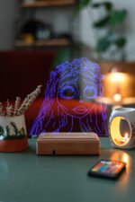 Ölü Gelin Corpse Bride Emilly Watson 16 Renk Gece Lambası - Görsel 2