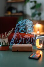 Ölü Gelin Corpse Bride Emilly Watson 16 Renk Gece Lambası - Görsel 4