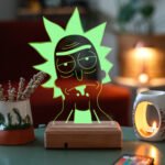 Rick And Morty - Rick - 3D 16 Renk Gece Lambası