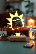Rick And Morty - Rick - 3D 16 Renk Gece Lambası - Görsel 4