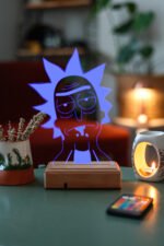 Rick And Morty - Rick - 3D 16 Renk Gece Lambası - Görsel 6