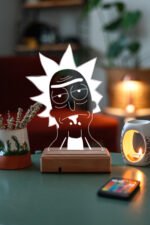 Rick And Morty - Rick - 3D 16 Renk Gece Lambası - Görsel 7