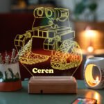 Kişiye Özel 3D Wall-E 16 Renk Gece Lambası